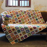 handmade daisy weaved crochet blanket - AfterAmour