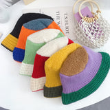 Knitted Wool Double-Layer Bucket Hat