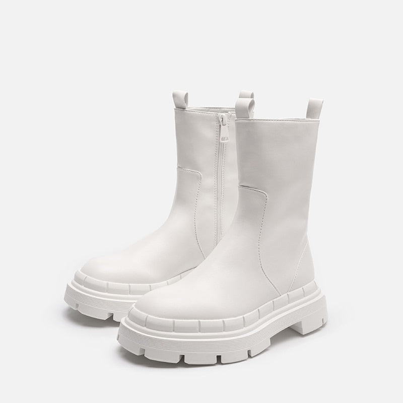 Chunky Platform Chelsea Boots - AfterAmour