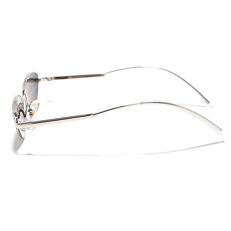 Cat Eye Luxury Rhinestone Crystal Sunglasses - AfterAmour