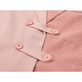Two Tone Pink Blazer - AfterAmour