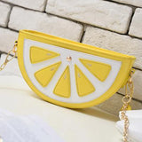 Lemon Mini Crossbody Clutch Bag
