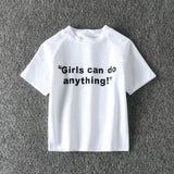 GIRLS CAN DO ANYTHING crop top - AfterAmour