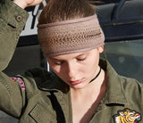 cashmere rhinestone studded headband