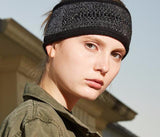cashmere rhinestone studded headband - AfterAmour