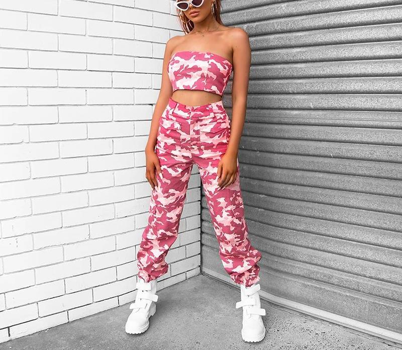 Pink Control Wear Pink Camouflage Clothing