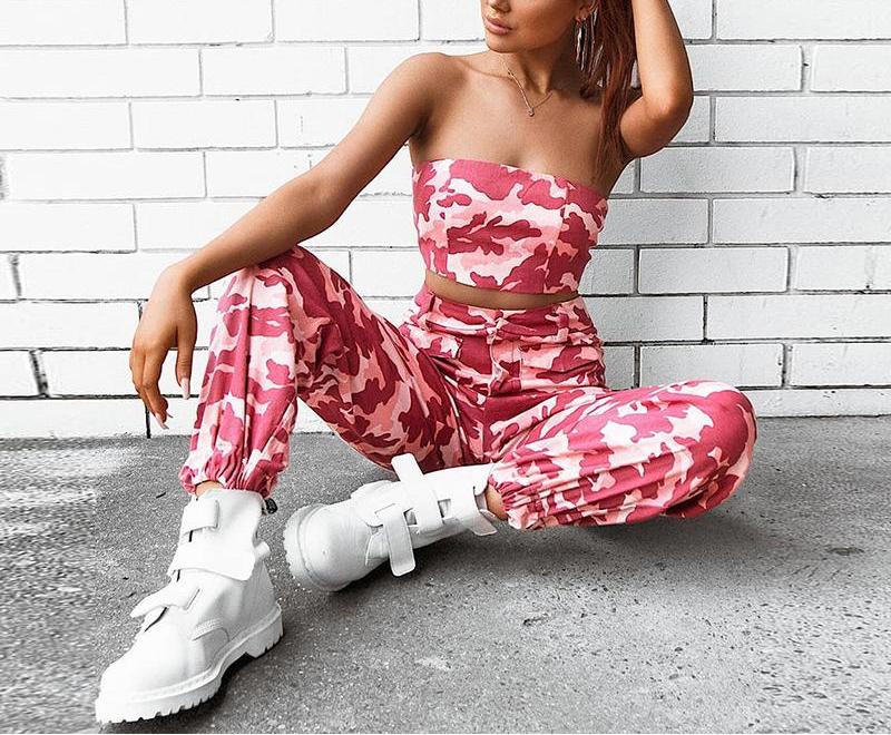 2-piece pink camo set – AfterAmour 2-piece pink camo set – AfterAmour