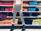 zipper checkered pants - AfterAmour